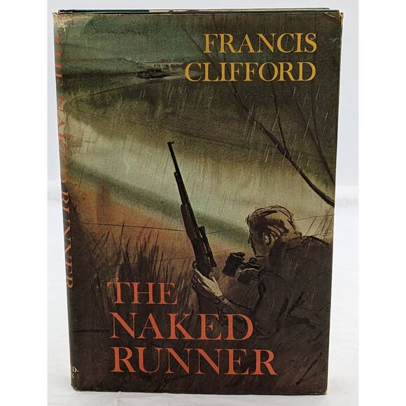 Naked Runner By Francis Clifford Vintage Spy Novel Mystery Early Edition 1966 - Picture 1 of 16